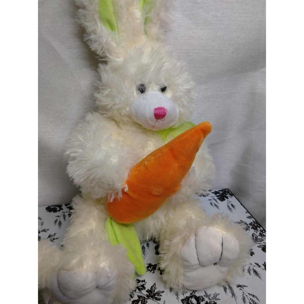Burton And Burton Bunny With Carrot Soft Plushie 16" Inches Tall